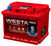 Аккумулятор 6ст- 50 Westa Red (п.т. 480А) Евро