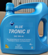 Масло мотор. 10W40 Aral Blue Tronic II SP A3/B4 пластик (4 л.) 1*4 шт. Масло мотор. 10W40 Aral Blue Tronic II SP A3/B4 пластик (4 л.) 1*4 шт.