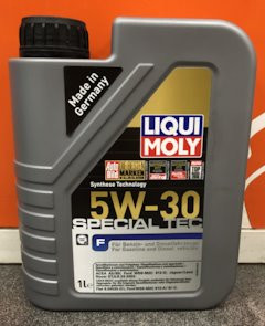 Масло мотор.  5W30 Liqui Moly Special Tec F API SL ACEA A5/B5 пластик (1 л.) 1*6 шт. (8063/3852)