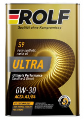 Масло мотор. ROLF ULTRA 0W30 ACEA A3/B4 API SL/CF 1л (1*12шт)