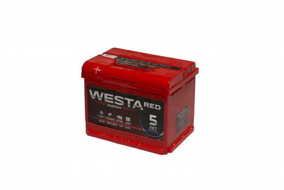 Аккумулятор 6ст- 65 Westa Red (п.т. 660А) Стандарт