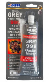 Герметик прокладок силиконовый ABRO RTV 999 серый (85 гр.) 1*12 шт. (9ABR) Герметик прокладок силиконовый ABRO RTV 999 серый (85 гр.) 1*12 шт. (9ABR)