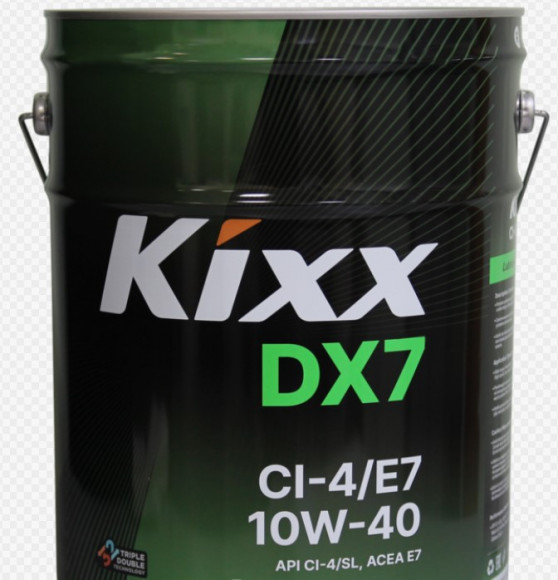 Масло мотор. 10W40 Kixx DX7 CI-4/SL E7-12 металл 20 л. Масло мотор. 10W40 Kixx DX7 CI-4/SL E7-12 металл 20 л.