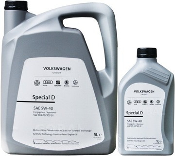 Масло мотор. 5W40 VAG "SPECIAL D" 502.00/505.01 ДИЗЕЛЬ  (1л) 1*12 шт
