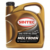 Масло мотор. 10W40  SINTEC  Молибден API SJ/CF  (5л) 1*4шт Масло мотор. 10W40  SINTEC  Молибден API SJ/CF  (5л) 1*4шт