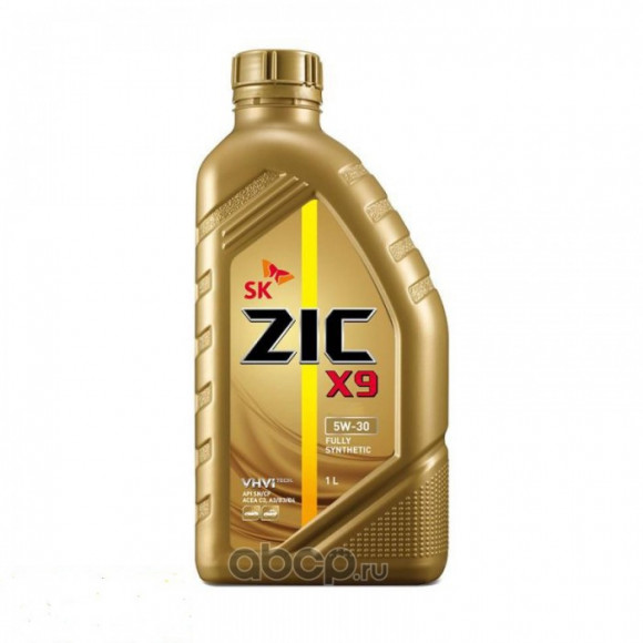 Масло мотор.  5W30 ZIC X9 LS API SN/CF ACEA C3 (синт.) (1 л.) пластик 1*12 шт.