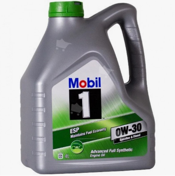 Масло мотор.  0W30 Mobil 1 ESP SL,SJ  C3 пластик (4 л)