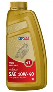 Масло мото 4Т 10W-40 Luxe Super, JACO MA-2,API SJ (1л)