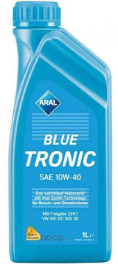 Масло мотор. 10W40 Aral Blue Tronic (1л) Масло мотор. 10W40 Aral Blue Tronic (1л)