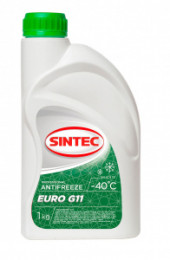 Антифриз A-40 Sintec Euro G11 (зелёный) АКЦИЯ 1кг бесплатно (5 кг) 1*4шт Антифриз A-40 Sintec Euro G11 (зелёный) АКЦИЯ 1кг бесплатно (5 кг) 1*4шт
