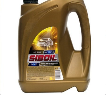 Масло мотор. 10W40 Siboil Люкс  (4л) 1*3шт