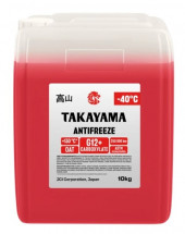 Антифриз TAKAYAMA Antifreeze G12+ red -40 10кг пластик 1*1шт