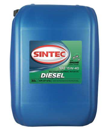 Масло мотор.1SINTEC DIESEL SAE 15W40 API CF-4/CF/SJ 20л