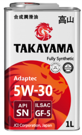 Масло моторное TAKAYAMA SAE 5W30 ILSAC GF-5 API SN 1л (1*12шт) Масло моторное TAKAYAMA SAE 5W30 ILSAC GF-5 API SN 1л (1*12шт)